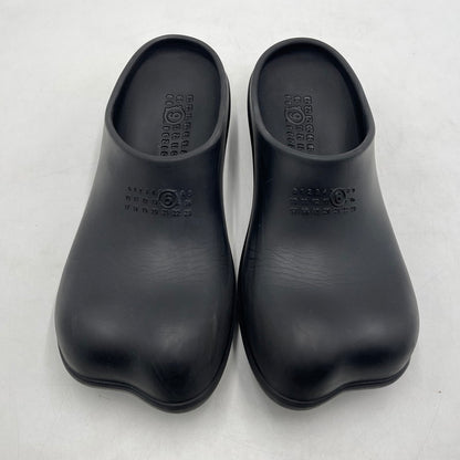 【中古品】【メンズ】 MM6 MAISON MARGIELA エムエムシックス メゾンマルジェラ 24SS ATOMIC CLOG SLIPPER アナトミック クロッグ スリッパ シューズ サンダル 靴 164-260824-yo-10-teih サイズ：43-44/本体のみ カラー：ブラック 万代Net店