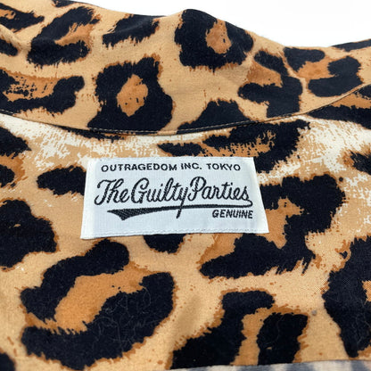 【中古品】【メンズ】 WACKOMARIA ワコマリア LEOPARD RAYON L/S SHIRT レオパード レーヨン ロングスリーブ シャツ 長袖 トップス 140-260824-yo-09-teih サイズ：L カラー：柄 万代Net店