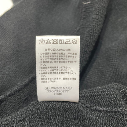 【中古品】【メンズ】 WACKMARIA ワコマリア × HIGH TIMES ハイタイムズ 別注コラボ HEAVY WEIGHT HOODIE ヘビーウェイト フーディ 長袖 トップス プルオーパーパーカー 140-260824-yo-08-teih サイズ：XL カラー：ブラック 万代Net店