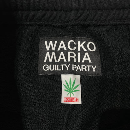 【中古品】【メンズ】 WACKMARIA ワコマリア × HIGH TIMES ハイタイムズ 別注コラボ HEAVY WEIGHT SWEAT PANTS ヘビーウェイト スウェット パンツ ボトムス 151-260824-yo-01-teih サイズ：L カラー：ブラック 万代Net店