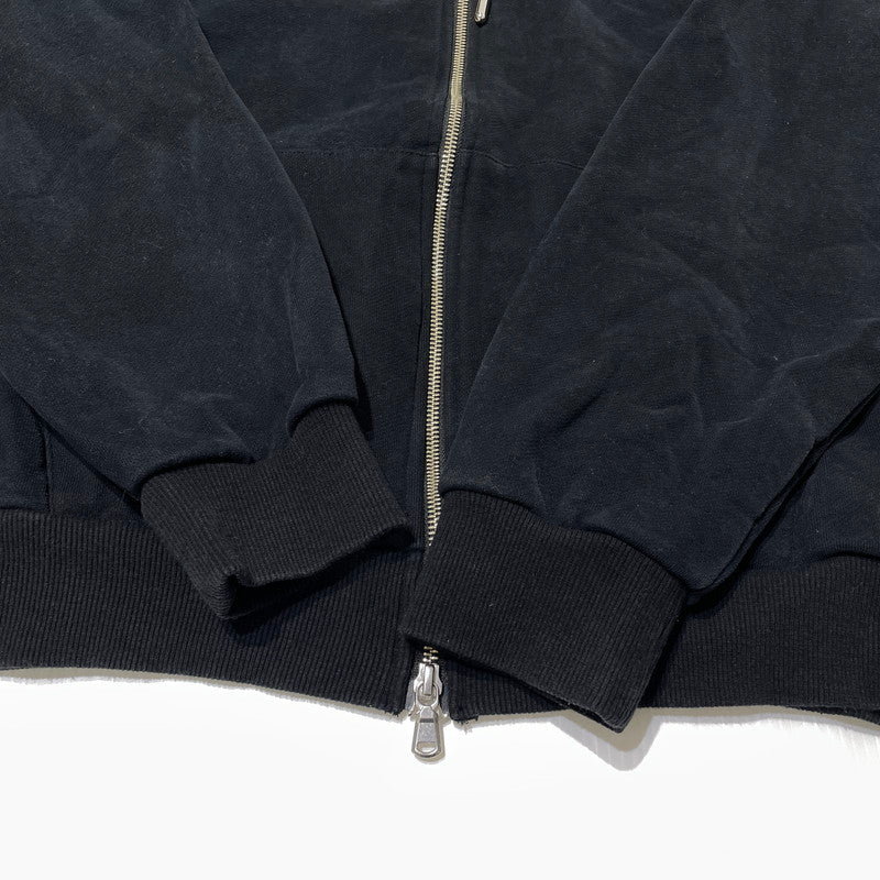 【中古品】【メンズ】 MLVINCE メルヴィンス CLASSIC LOGO ZIP UP HOODIE MV2022-11 クラシック ロゴ ジップアップ フーディ 長袖 トップス パーカー 141-260824-yo-07-teih サイズ：L カラー：ブラック 万代Net店