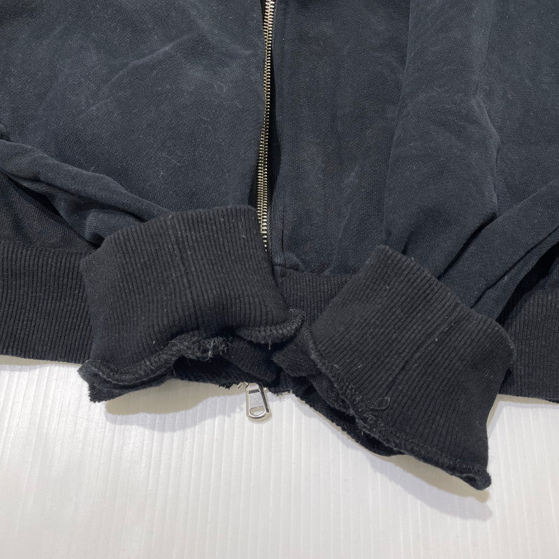 【中古品】【メンズ】 MLVINCE メルヴィンス CLASSIC LOGO ZIP UP HOODIE MV2022-11 クラシック ロゴ ジップアップ フーディ 長袖 トップス パーカー 141-260824-yo-07-teih サイズ：L カラー：ブラック 万代Net店