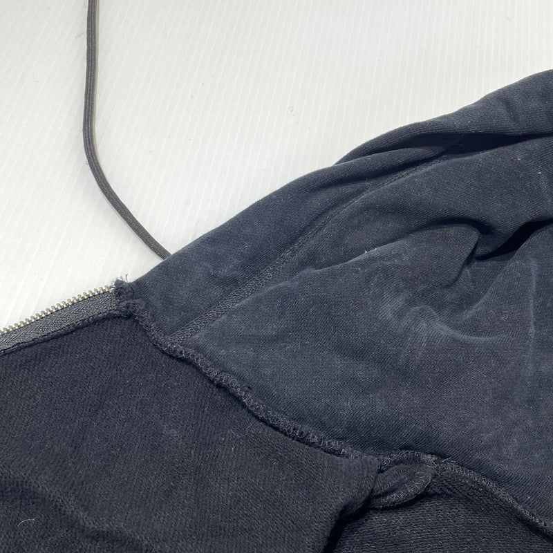 【中古品】【メンズ】 MLVINCE メルヴィンス CLASSIC LOGO ZIP UP HOODIE MV2022-11 クラシック ロゴ ジップアップ フーディ 長袖 トップス パーカー 141-260824-yo-07-teih サイズ：L カラー：ブラック 万代Net店