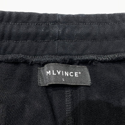 【中古品】【メンズ】 MLVINCE メルヴィンス CLASSIC LOGO SWEAT PANTS MV2022 クラシック ロゴ スウェットパンツ ボトムス 153-260824-yo-02-teih サイズ：L カラー：ブラック 万代Net店
