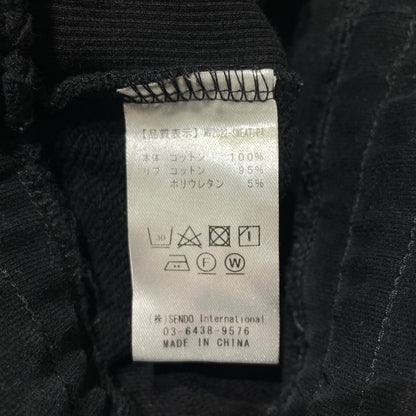 【中古品】【メンズ】 MLVINCE メルヴィンス CLASSIC LOGO SWEAT PANTS MV2022 クラシック ロゴ スウェットパンツ ボトムス 153-260824-yo-02-teih サイズ：L カラー：ブラック 万代Net店