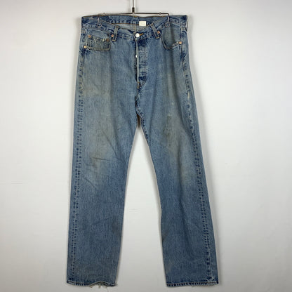 【現状渡し品】【メンズ】 LEVI'S リーバイス DENIM 104M J22 J33906 0606 501XX デニム ボトムス 1947年モデル復刻 BIGE 156-260825-sa-07-tei サイズ：36 カラー：インディゴ 万代Net店
