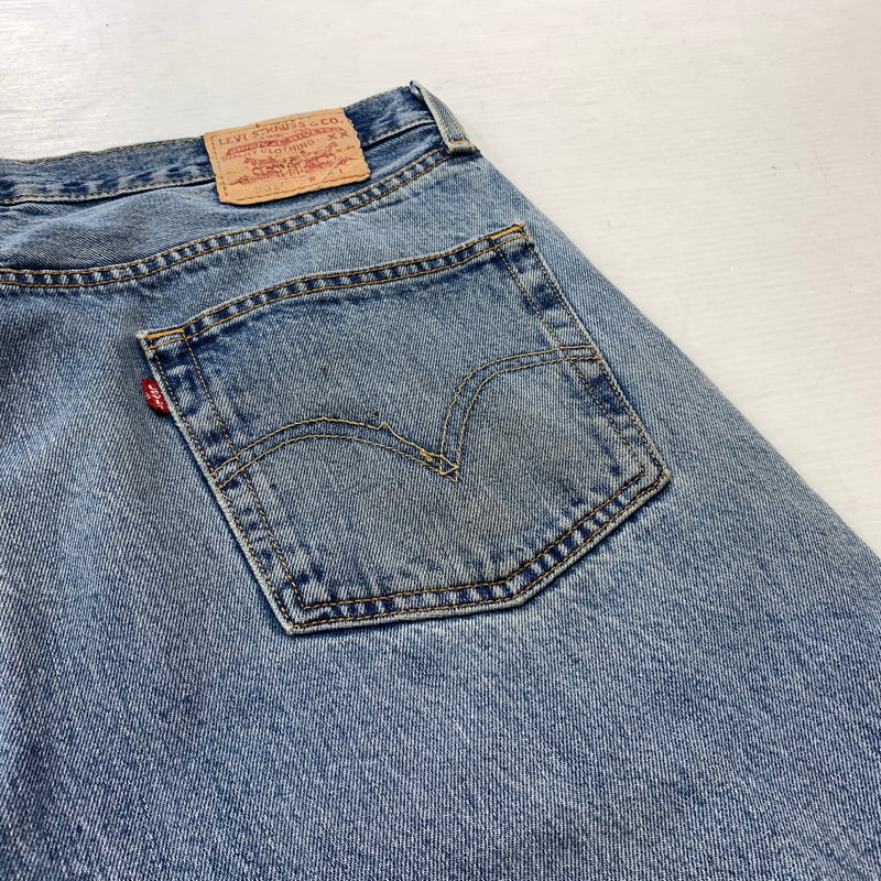 【現状渡し品】【メンズ】 LEVI'S リーバイス DENIM 104M J22 J33906 0606 501XX デニム ボトムス 1947年モデル復刻 BIGE 156-260825-sa-07-tei サイズ：36 カラー：インディゴ 万代Net店