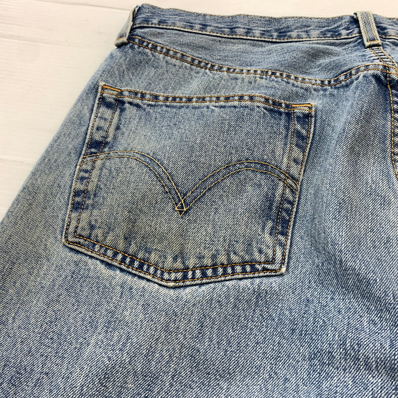 【現状渡し品】【メンズ】 LEVI'S リーバイス DENIM 104M J22 J33906 0606 501XX デニム ボトムス 1947年モデル復刻 BIGE 156-260825-sa-07-tei サイズ：36 カラー：インディゴ 万代Net店