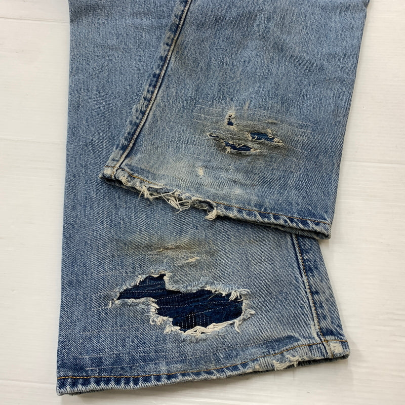 【現状渡し品】【メンズ】 LEVI'S リーバイス DENIM 104M J22 J33906 0606 501XX デニム ボトムス 1947年モデル復刻 BIGE 156-260825-sa-07-tei サイズ：36 カラー：インディゴ 万代Net店