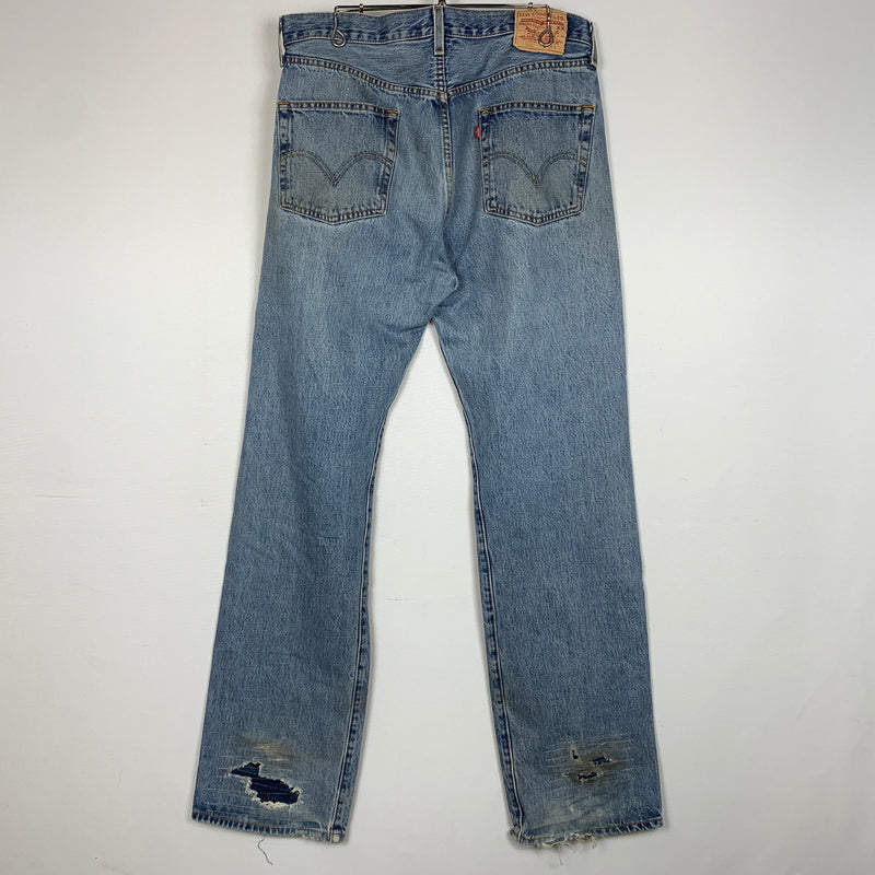 【現状渡し品】【メンズ】 LEVI'S リーバイス DENIM 104M J22 J33906 0606 501XX デニム ボトムス 1947年モデル復刻 BIGE 156-260825-sa-07-tei サイズ：36 カラー：インディゴ 万代Net店