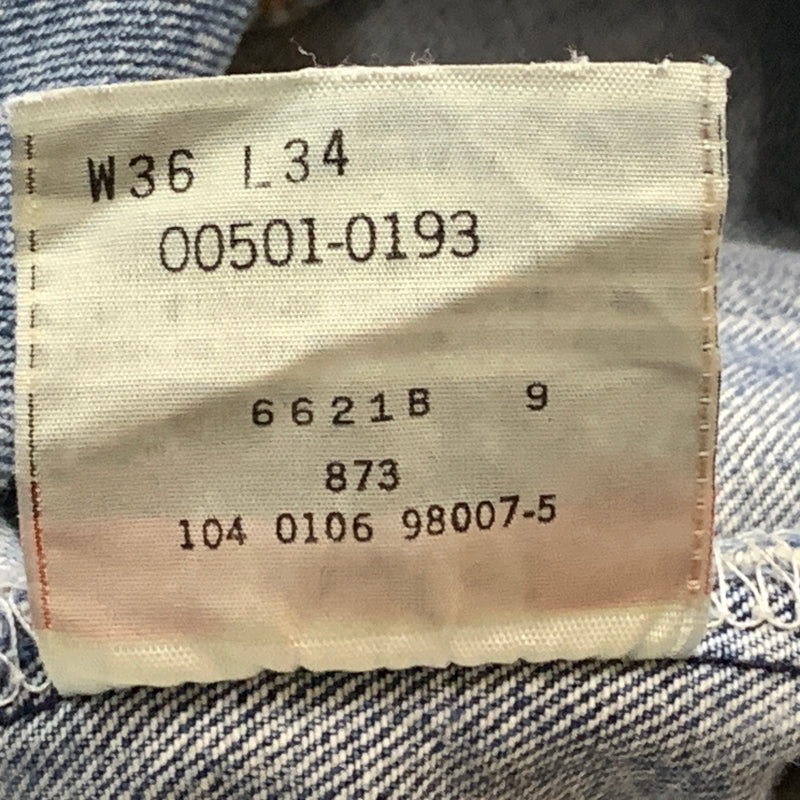 【現状渡し品】【メンズ】 LEVI'S リーバイス DENIM 104M J22 J33906 0606 501XX デニム ボトムス 1947年モデル復刻 BIGE 156-260825-sa-07-tei サイズ：36 カラー：インディゴ 万代Net店