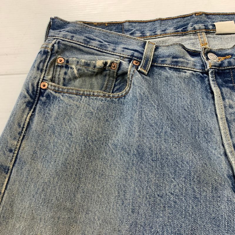 【現状渡し品】【メンズ】 LEVI'S リーバイス DENIM 104M J22 J33906 0606 501XX デニム ボトムス 1947年モデル復刻 BIGE 156-260825-sa-07-tei サイズ：36 カラー：インディゴ 万代Net店