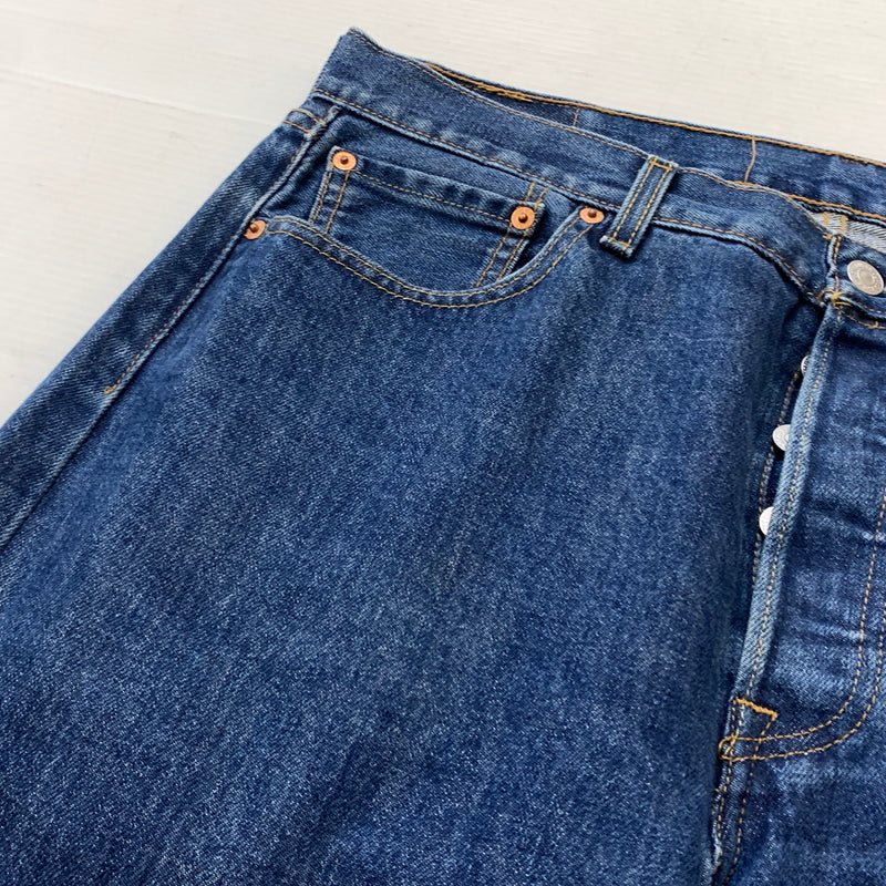 【中古品】【メンズ】 LEVI’S リーバイス DENIM BOTOM 4996 00501-0194 ボトム ボトムス ジーンズ 156-260825-sa-12-tei サイズ：35 カラー：インディゴ 万代Net店