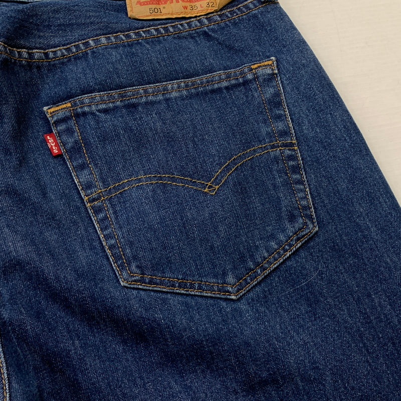 【中古品】【メンズ】 LEVI’S リーバイス DENIM BOTOM 4996 00501-0194 ボトム ボトムス ジーンズ 156-260825-sa-12-tei サイズ：35 カラー：インディゴ 万代Net店