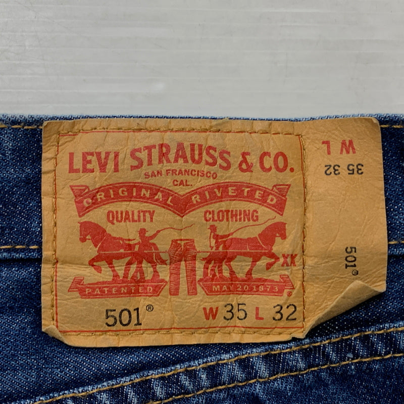 【中古品】【メンズ】 LEVI’S リーバイス DENIM BOTOM 4996 00501-0194 ボトム ボトムス ジーンズ 156-260825-sa-12-tei サイズ：35 カラー：インディゴ 万代Net店