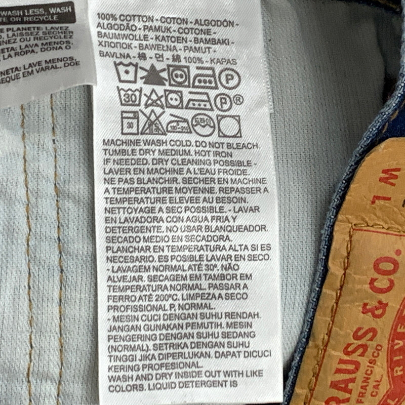【中古品】【メンズ】 LEVI’S リーバイス DENIM BOTOM 4996 00501-0194 ボトム ボトムス ジーンズ 156-260825-sa-12-tei サイズ：35 カラー：インディゴ 万代Net店