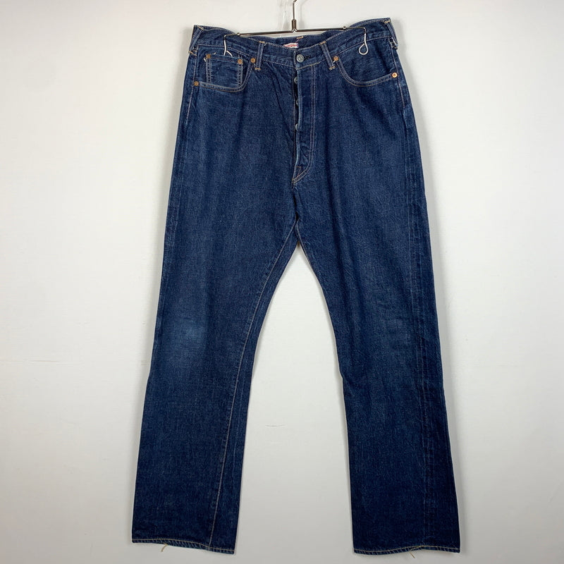 【中古品】【メンズ】 KAPTAIN SUNSHINE キャプテン サンシャイン BAGGY CUT DENIM バギー カット デニム ボトムス ジーンズ 156-260825-sa-10-tei サイズ：34 カラー：インディゴ 万代Net店