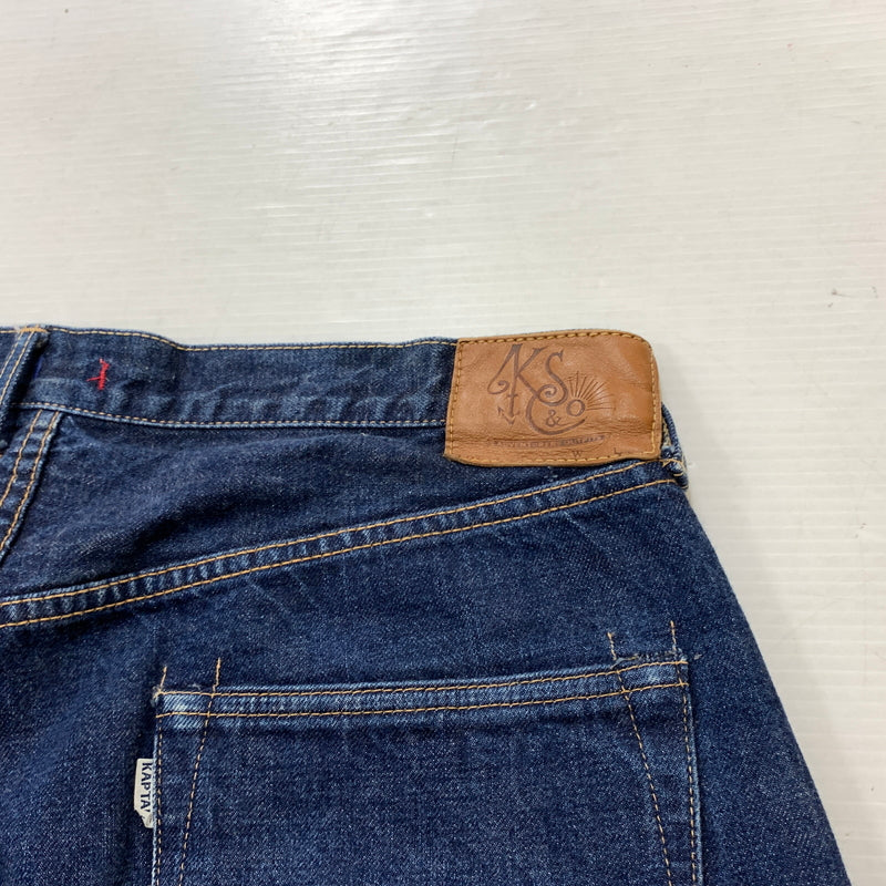 【中古品】【メンズ】 KAPTAIN SUNSHINE キャプテン サンシャイン BAGGY CUT DENIM バギー カット デニム ボトムス ジーンズ 156-260825-sa-10-tei サイズ：34 カラー：インディゴ 万代Net店