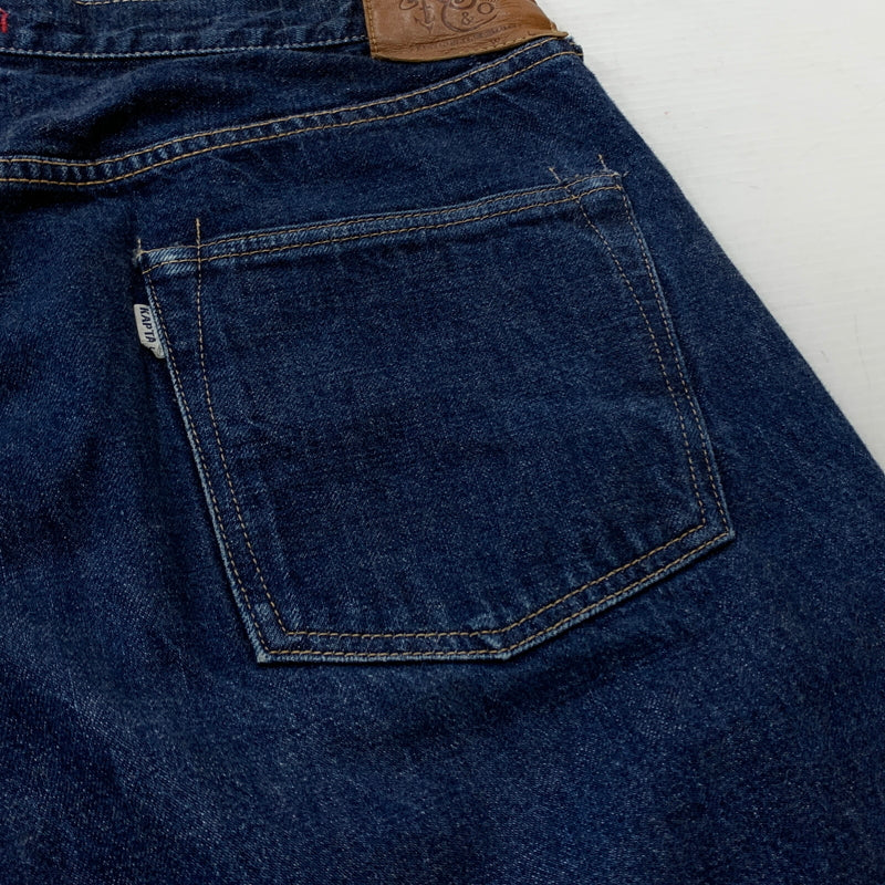 【中古品】【メンズ】 KAPTAIN SUNSHINE キャプテン サンシャイン BAGGY CUT DENIM バギー カット デニム ボトムス ジーンズ 156-260825-sa-10-tei サイズ：34 カラー：インディゴ 万代Net店
