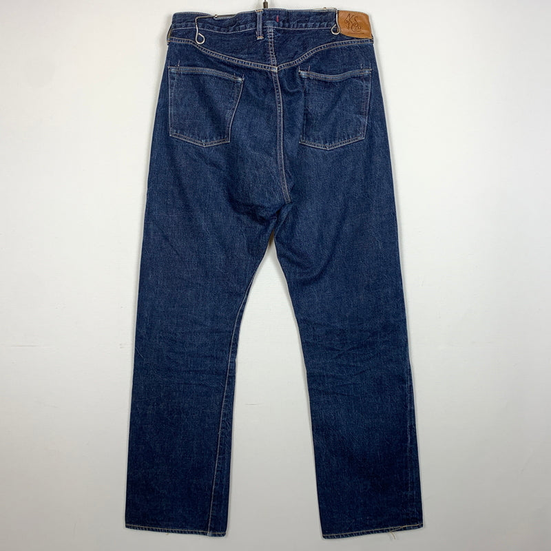 【中古品】【メンズ】 KAPTAIN SUNSHINE キャプテン サンシャイン BAGGY CUT DENIM バギー カット デニム ボトムス ジーンズ 156-260825-sa-10-tei サイズ：34 カラー：インディゴ 万代Net店