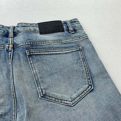 【中古品】【メンズ】 ANTHEM アンセム × A GOOD BAD INFLUENCE ア グッド バッド インフルエンス × OLI オリ 別注コラボ VENUS NATURE DENIM ヴィーナス ネイチャー デニム ボトムス ジーンズ 153-260825-sa-08-tei サイズ：L カラー：ブルー 万代Net店