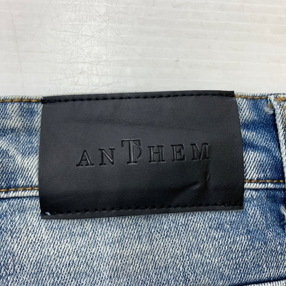 【中古品】【メンズ】 ANTHEM アンセム × A GOOD BAD INFLUENCE ア グッド バッド インフルエンス × OLI オリ 別注コラボ VENUS NATURE DENIM ヴィーナス ネイチャー デニム ボトムス ジーンズ 153-260825-sa-08-tei サイズ：L カラー：ブルー 万代Net店