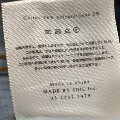 【中古品】【メンズ】 ANTHEM アンセム × A GOOD BAD INFLUENCE ア グッド バッド インフルエンス × OLI オリ 別注コラボ VENUS NATURE DENIM ヴィーナス ネイチャー デニム ボトムス ジーンズ 153-260825-sa-08-tei サイズ：L カラー：ブルー 万代Net店