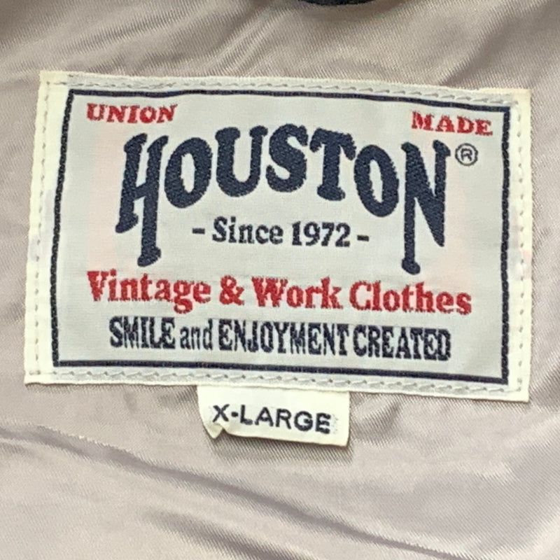 【中古品】【メンズ】 HOUSTON ヒューストン SAIGON VIET NAM JACKET サイゴン ベト ナム ジャケット アウター 145-260825-sa-04-tei サイズ：XL カラー：ブラック 万代Net店