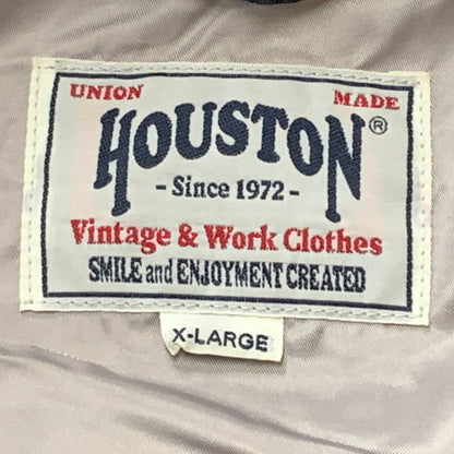 【中古品】【メンズ】 HOUSTON ヒューストン SAIGON VIET NAM JACKET サイゴン ベト ナム ジャケット アウター 145-260825-sa-04-tei サイズ：XL カラー：ブラック 万代Net店