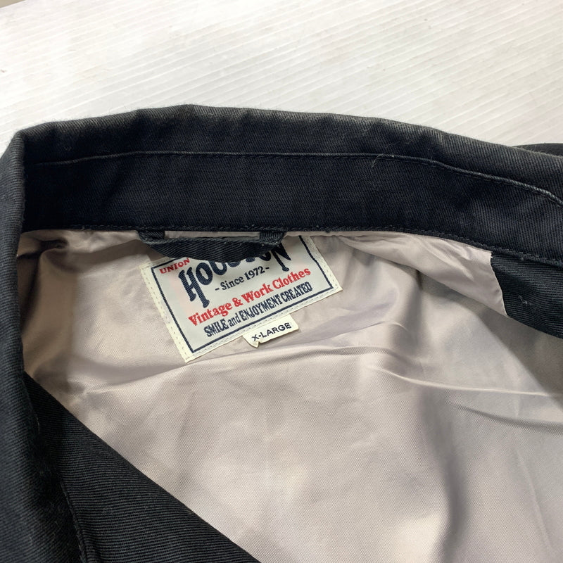 【中古品】【メンズ】 HOUSTON ヒューストン SAIGON VIET NAM JACKET サイゴン ベト ナム ジャケット アウター 145-260825-sa-04-tei サイズ：XL カラー：ブラック 万代Net店