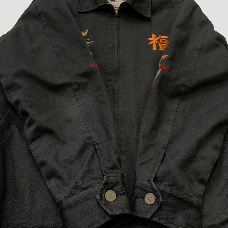【中古品】【メンズ】 HOUSTON ヒューストン SAIGON VIET NAM JACKET サイゴン ベト ナム ジャケット アウター 145-260825-sa-04-tei サイズ：XL カラー：ブラック 万代Net店