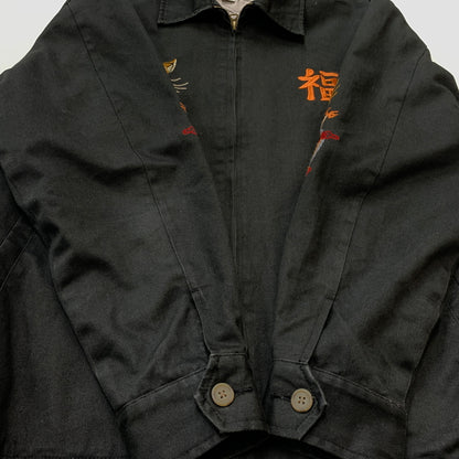 【中古品】【メンズ】 HOUSTON ヒューストン SAIGON VIET NAM JACKET サイゴン ベト ナム ジャケット アウター 145-260825-sa-04-tei サイズ：XL カラー：ブラック 万代Net店