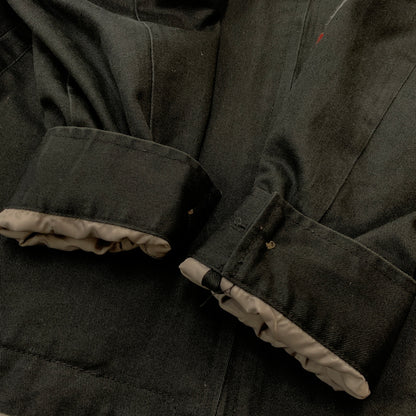 【中古品】【メンズ】 HOUSTON ヒューストン SAIGON VIET NAM JACKET サイゴン ベト ナム ジャケット アウター 145-260825-sa-04-tei サイズ：XL カラー：ブラック 万代Net店