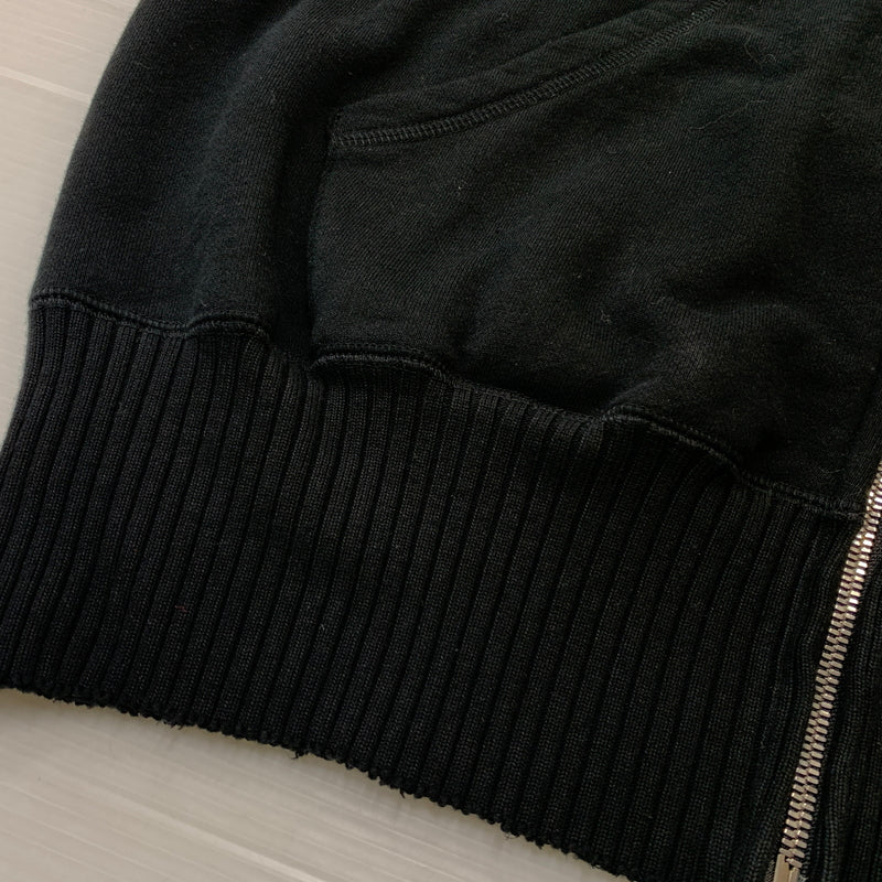 【中古品】【メンズ】 perfect ribs パーフェクト リブス × Y.A.R.N. ヤーン 別注コラボ BASIC ZIP FOODIE PR612035 ベーシック ジップ フーディー 長袖 トップス フルジップパーカー 142-260825-sa-05-tei サイズ：XL カラー：ブラック 万代Net店