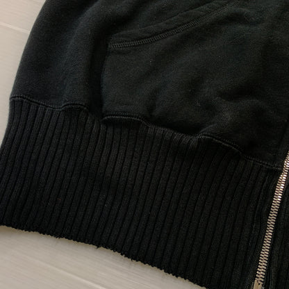 【中古品】【メンズ】 perfect ribs パーフェクト リブス × Y.A.R.N. ヤーン 別注コラボ BASIC ZIP FOODIE PR612035 ベーシック ジップ フーディー 長袖 トップス フルジップパーカー 142-260825-sa-05-tei サイズ：XL カラー：ブラック 万代Net店