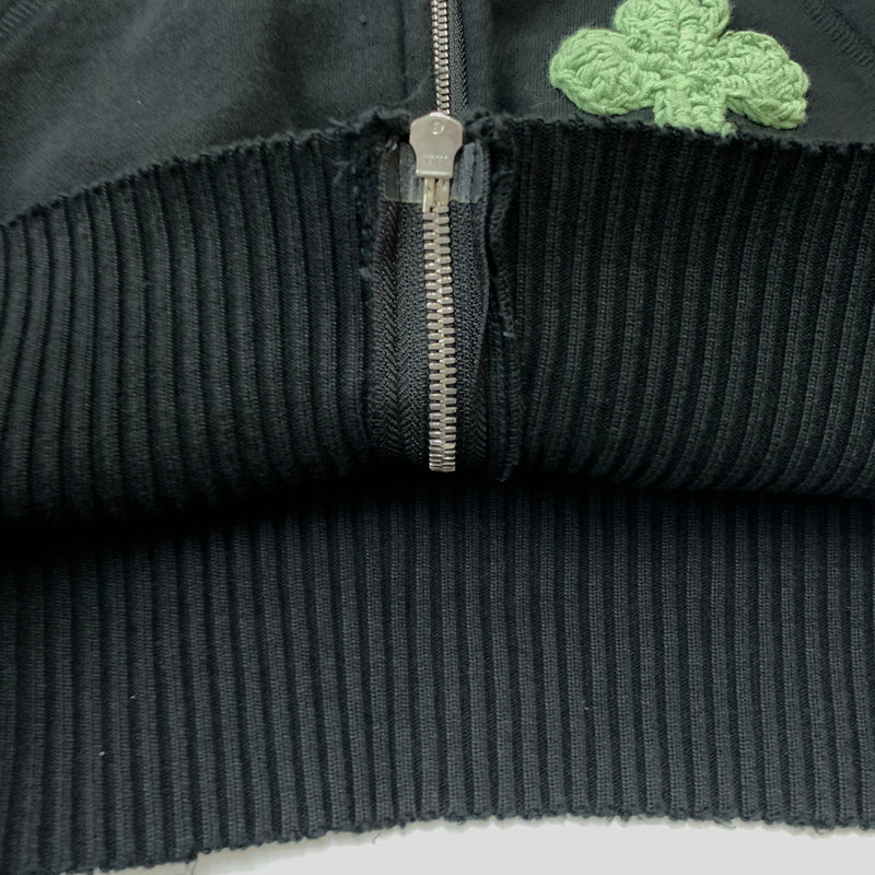 【中古品】【メンズ】 perfect ribs パーフェクト リブス × Y.A.R.N. ヤーン 別注コラボ BASIC ZIP FOODIE PR612035 ベーシック ジップ フーディー 長袖 トップス フルジップパーカー 142-260825-sa-05-tei サイズ：XL カラー：ブラック 万代Net店