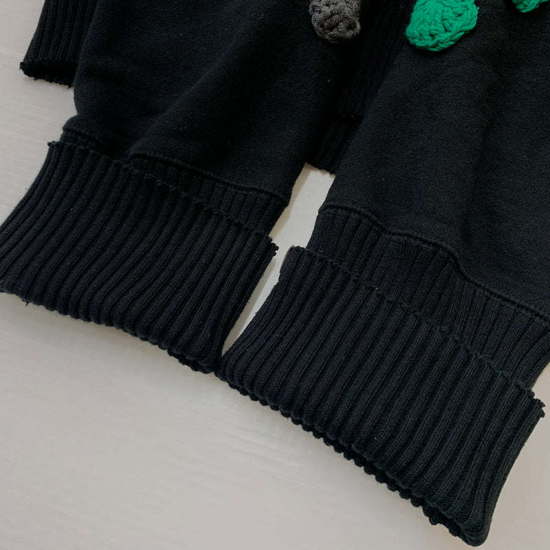 【中古品】【メンズ】 perfect ribs パーフェクト リブス × Y.A.R.N. ヤーン 別注コラボ BASIC ZIP FOODIE PR612035 ベーシック ジップ フーディー 長袖 トップス フルジップパーカー 142-260825-sa-05-tei サイズ：XL カラー：ブラック 万代Net店