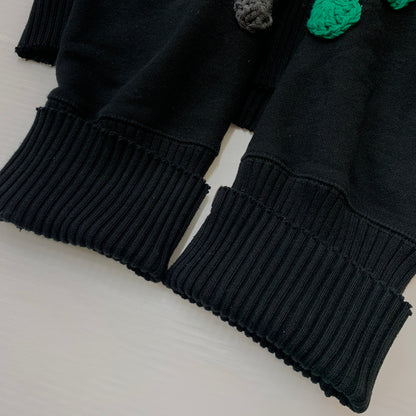 【中古品】【メンズ】 perfect ribs パーフェクト リブス × Y.A.R.N. ヤーン 別注コラボ BASIC ZIP FOODIE PR612035 ベーシック ジップ フーディー 長袖 トップス フルジップパーカー 142-260825-sa-05-tei サイズ：XL カラー：ブラック 万代Net店