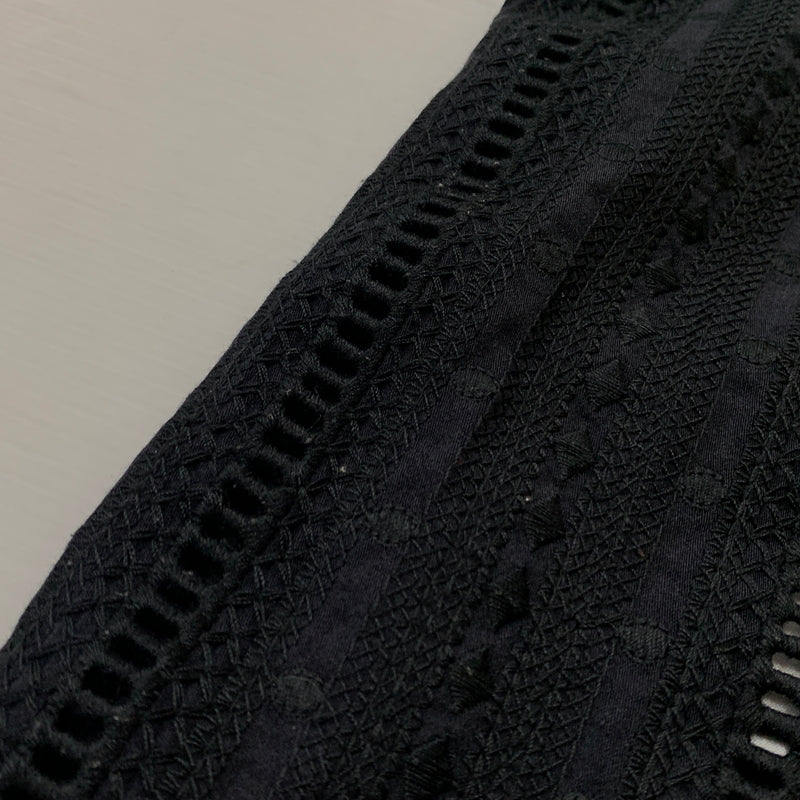 【中古品】【メンズ】 SCHOTT ショット EMBROIDERY SHIRT エンブロイダリー シャツ 半袖 トップス 145-260825-sa-06-tei サイズ：L カラー：ブラック 万代Net店