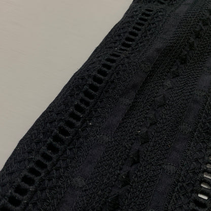 【中古品】【メンズ】 SCHOTT ショット EMBROIDERY SHIRT エンブロイダリー シャツ 半袖 トップス 145-260825-sa-06-tei サイズ：L カラー：ブラック 万代Net店