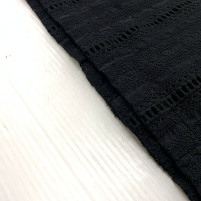 【中古品】【メンズ】 SCHOTT ショット EMBROIDERY SHIRT エンブロイダリー シャツ 半袖 トップス 145-260825-sa-06-tei サイズ：L カラー：ブラック 万代Net店