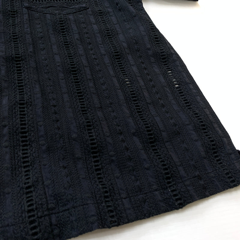 【中古品】【メンズ】 SCHOTT ショット EMBROIDERY SHIRT エンブロイダリー シャツ 半袖 トップス 145-260825-sa-06-tei サイズ：L カラー：ブラック 万代Net店