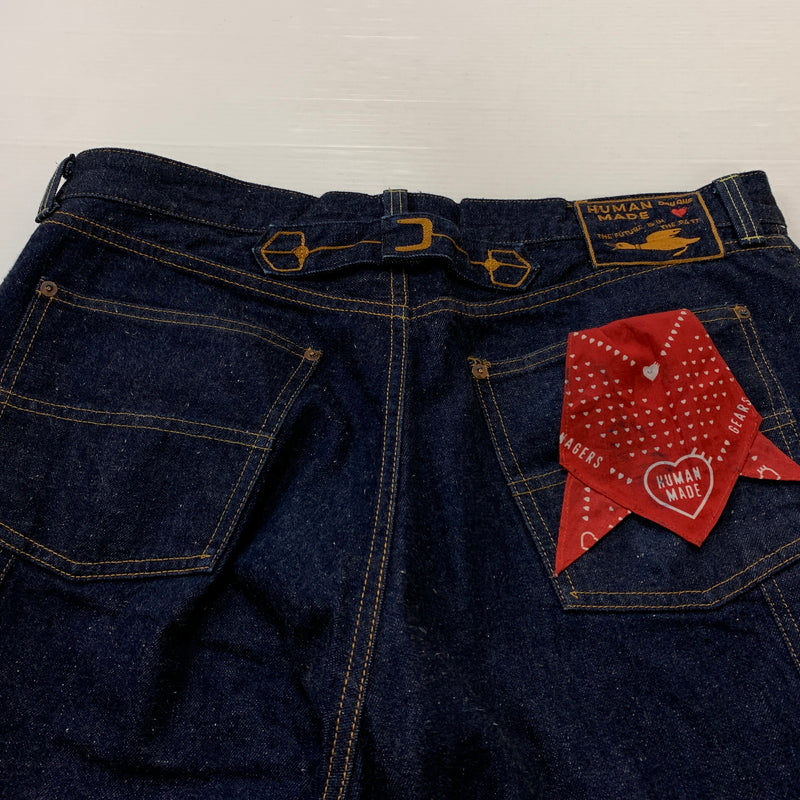 【現状渡し品】【メンズ】 HUMAN MADE ヒューマンメイド DENIM PANTS HM30PT004 デニム パンツ ボトムス 142-260825-sa-14-tei サイズ：36 カラー：インディゴ 万代Net店