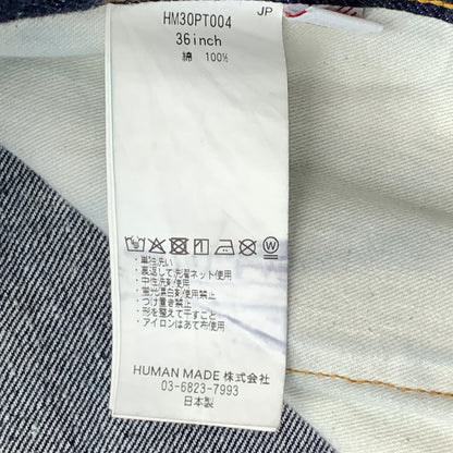 【現状渡し品】【メンズ】 HUMAN MADE ヒューマンメイド DENIM PANTS HM30PT004 デニム パンツ ボトムス 142-260825-sa-14-tei サイズ：36 カラー：インディゴ 万代Net店