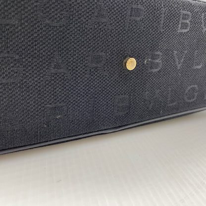 【中古品】【メンズ】 BVLGARI ブルガリ LOGO MANIA TOTE BAG ロゴ マニア トート バッグ カバン 180-260829-sa-15-tei カラー：ブラック 万代Net店