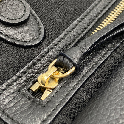 【中古品】【メンズ】 BVLGARI ブルガリ LOGO MANIA TOTE BAG ロゴ マニア トート バッグ カバン 180-260829-sa-15-tei カラー：ブラック 万代Net店