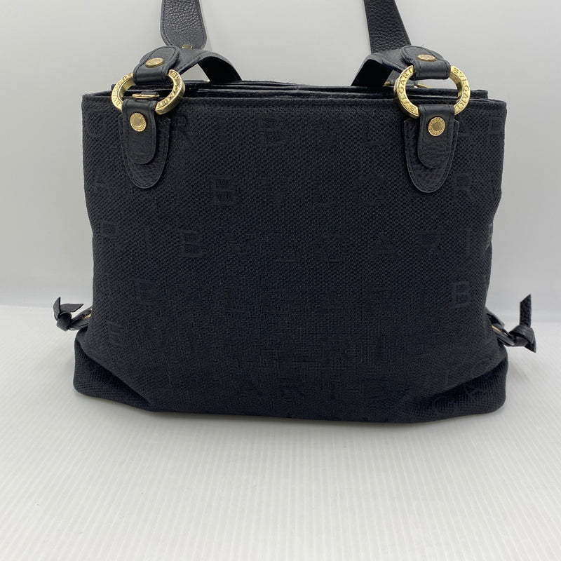 【中古品】【メンズ】 BVLGARI ブルガリ LOGO MANIA TOTE BAG ロゴ マニア トート バッグ カバン 180-260829-sa-15-tei カラー：ブラック 万代Net店