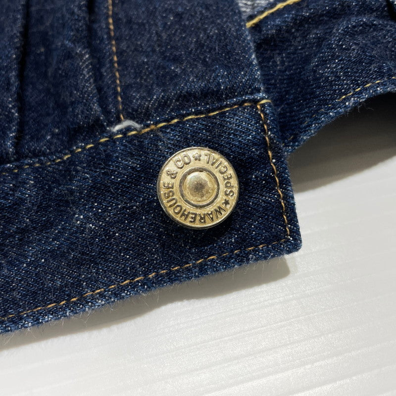【中古品】【メンズ】 WAREHOUSE ウエアハウス 1ST TYPE DENIM JACKET 2001XX ファーストタイプ デニム ジャケット アウター Gジャン 145-260826-ko-14-teih サイズ：48 カラー：インディゴ 万代Net店