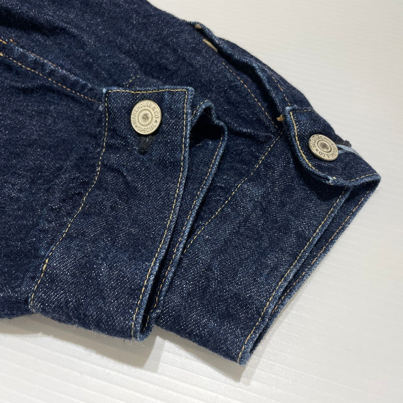 【中古品】【メンズ】 WAREHOUSE ウエアハウス 1ST TYPE DENIM JACKET 2001XX ファーストタイプ デニム ジャケット アウター Gジャン 145-260826-ko-14-teih サイズ：48 カラー：インディゴ 万代Net店