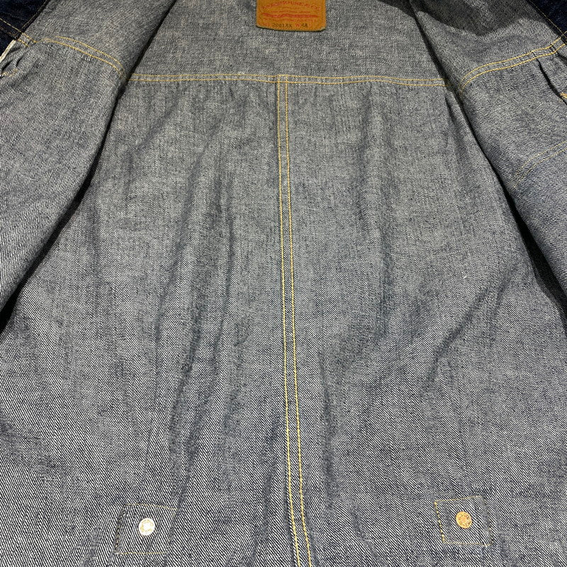 【中古品】【メンズ】 WAREHOUSE ウエアハウス 1ST TYPE DENIM JACKET 2001XX ファーストタイプ デニム ジャケット アウター Gジャン 145-260826-ko-14-teih サイズ：48 カラー：インディゴ 万代Net店